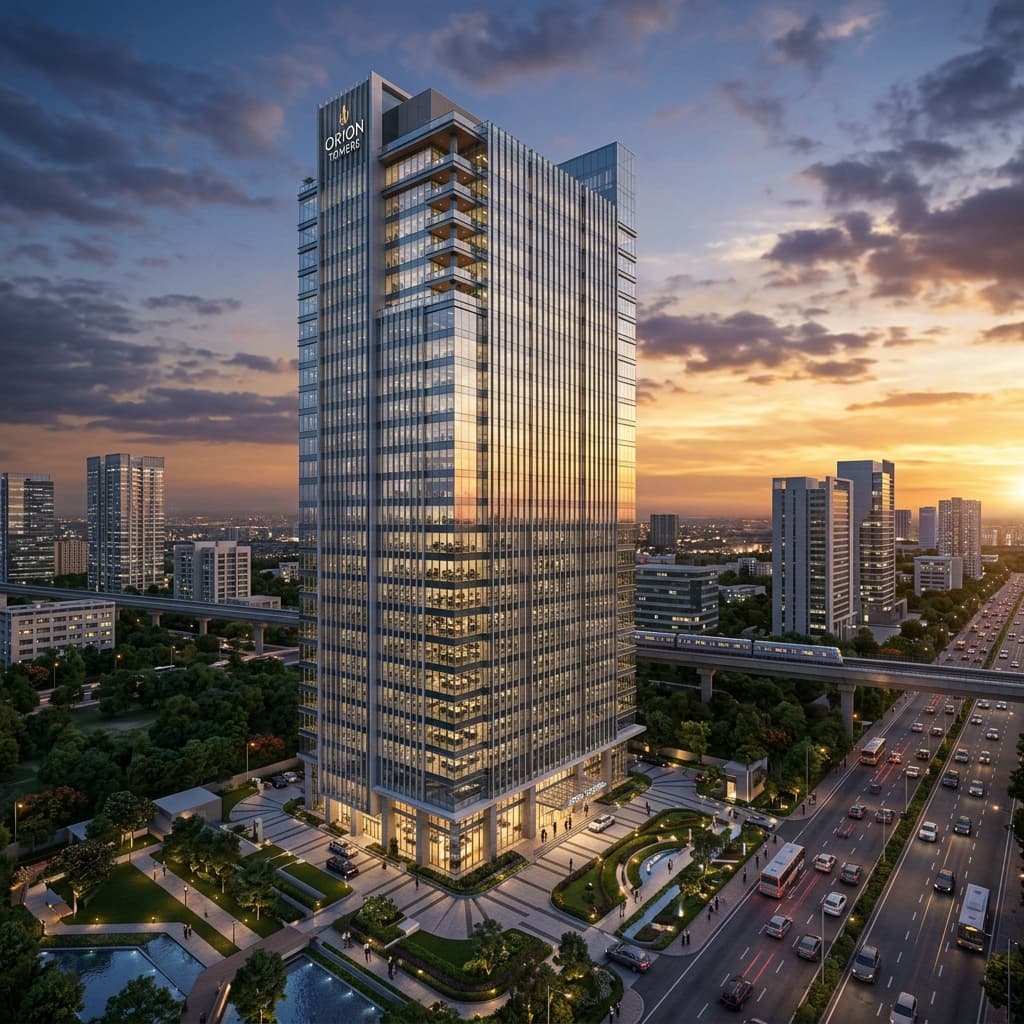 Furnished Office on Rent Group 108 Grandthum - Slide 1